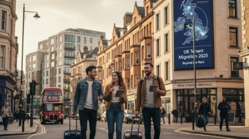 Residence Index UK - Where Are Tenants Going UK Migration Rental Trends